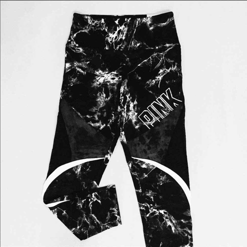 Pink ultimate high waist marble leggings
